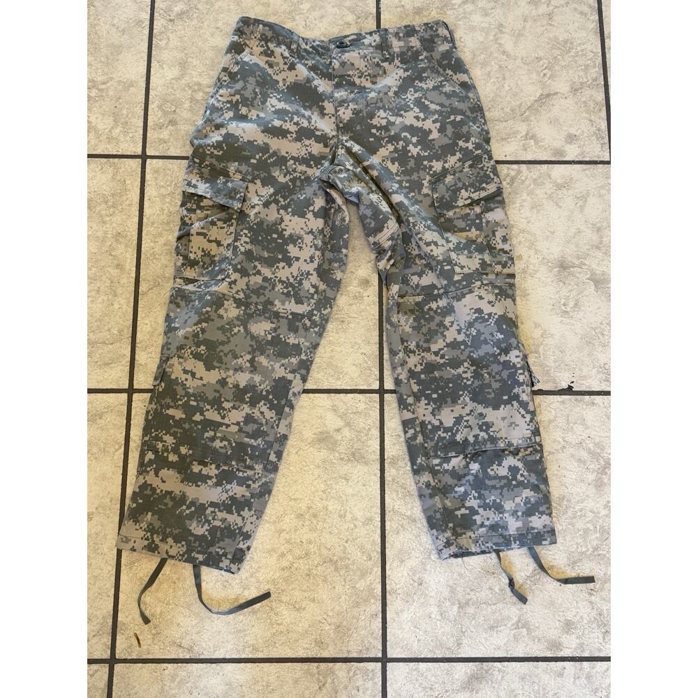 Camo Digital Combat Cargo Pants Tactical Military Riptide